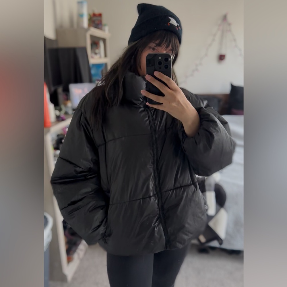 Old Navy Black Puffer Jacket